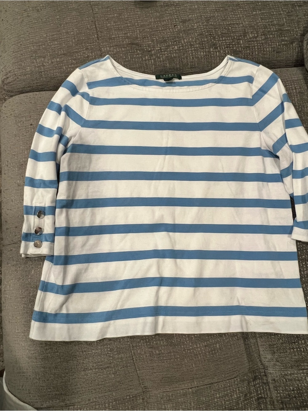 Lauren Ralph Lauren striped boatneck top